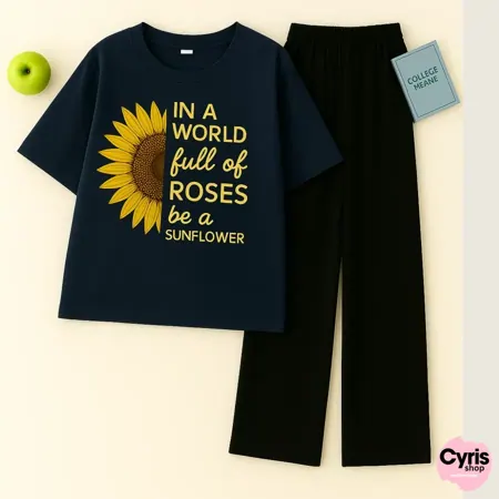 Be a Sunflower Navyblue set