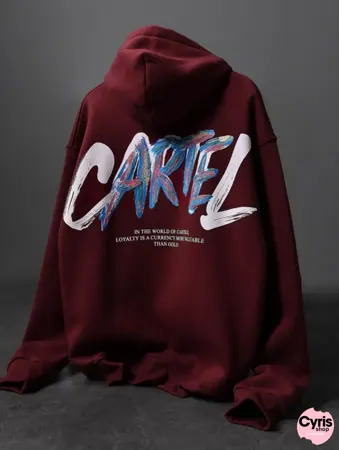 CARTEL Loyalty Statement Hoodie – Burgundy — view 1