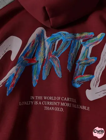 CARTEL Loyalty Statement Hoodie – Burgundy — view 2