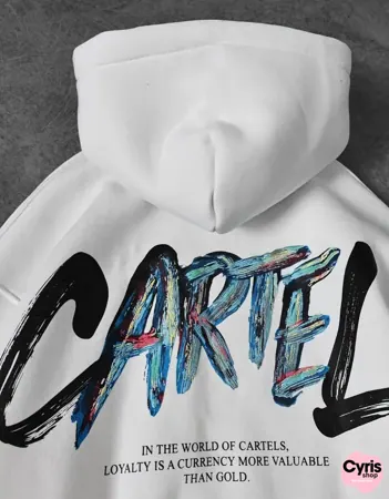 CARTEL Loyalty Statement Hoodie – White — view 4