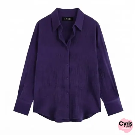 Dark purple Button-Down Shirt
