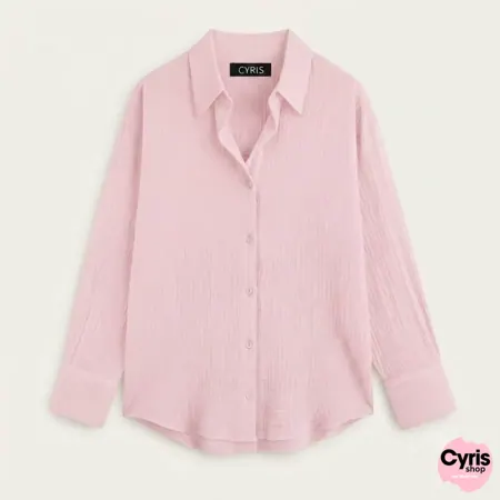 Baby pink button-down Shirt