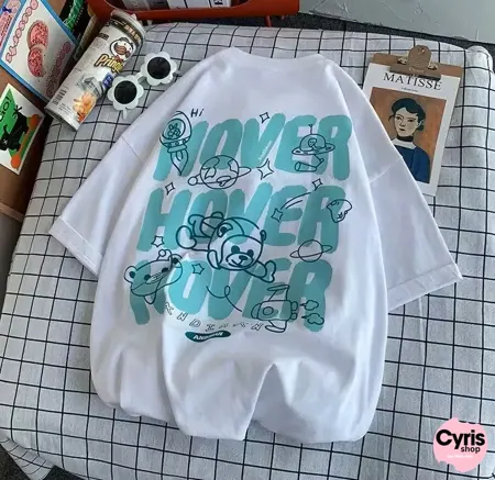 Hover Bear Graphic T-Shirt – Chill & Cozy — view 3