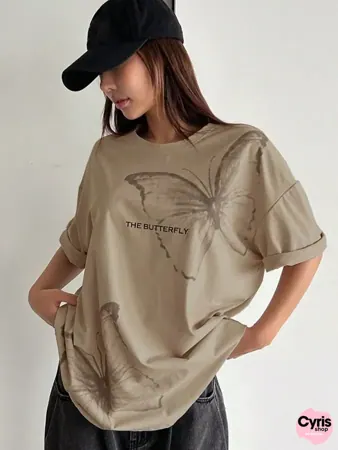 Inspire & Fly Beige Graphic Tee with Black Lounge Trousers (Beige) Combo