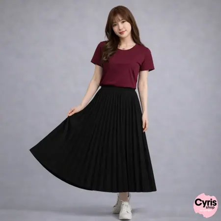 Summer T-shirt & Skirt Combo