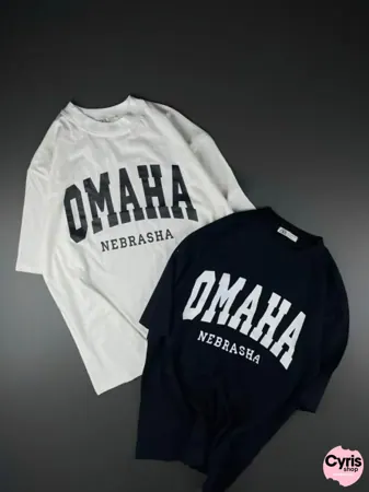 Omaha Comfort Fit Tees – White, Black & Mint — view 2