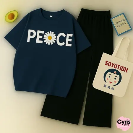 PEACE Combo -Navy Blue