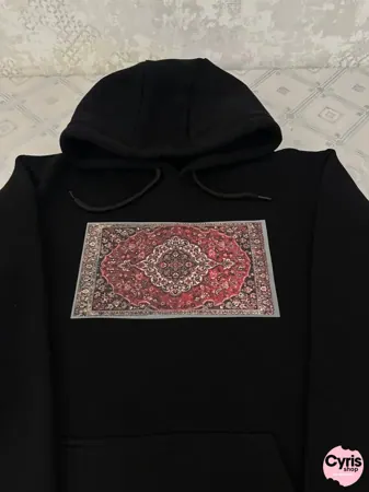Persian Pattern Panel Hoodie