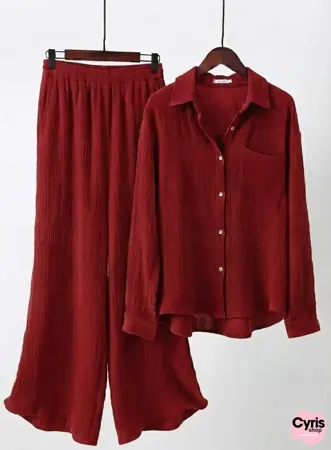 Cherry Red Co-Ord Set