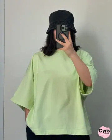 CYRIS Oversized Tee – Lime Green