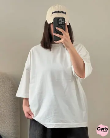 CYRIS Oversized Tee – Pure White